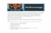Reflexology - NTS...Reflexology is a form of bodywork that involves applying pressure to the hands and feet to produce changes in pain and other benefits elsewhere in the body. The