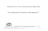 Functional Vision Analyzereiiwebassets.s3.amazonaws.com/s/sterooptical/pdf/... · The lower lenses are for NEAR Point testing (simulated distance of ... target, as well as confidence