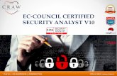 EC-COUNCIL CERTIFIED SECURITY ANALYST V10crawsecurity.com/craw-landing-pages/ecsa/ECSA-V10.pdf · The ECSA pentest program takes the tools and techniques you learned in the Certified