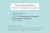 The Atmosphere · James, Introduction to Circulating Atmospheres (Cambridge, 1994) Lindzen, Dynamics in Atmospheric Physics (Cambridge, 1990) Calculated rad-con equilibrium T vs.