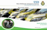 Worcester HOSC · • 193 Paramedics to upskill their Diploma to a BSc Degree • Highest achievement of PDR completion and mandatory refresher training 99% • Operational Training