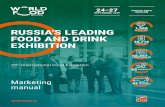 RUSSIA'S LEADING EXHIBITORS FOOD AND DRINK EXHIBITION … · 2019-07-19 · wholesale, retail & manufacturing companies. ... Advertising on the lightboxes Point in application from