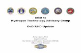 Brief to Hydrogen Technology Advisory Group: DoD R&D Update · 2010-02-24 · Emergency Services Center (15 kW): three fuel cells Plug Power is the manufacturer of the fuel cells