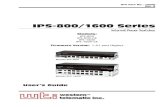 IPS-800/1600 Series - WTI · IPS-800, IPS-1600, IPS-800-CE and IPS-1600-CE Units This User’s Guide discusses the IPS-800, IPS-1600, IPS-800-CE and IPS-1600-CE Internet Power Switches.