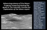 Brett W. Denevi Advancing science of the Moon - NASA · 2019-02-05 · Advancing science of the Moon: Progress toward achieving the goals of The Scientific Context for Exploration