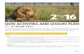 LION ACTIVITIES AND LESSON PLAN7a1eb59c2270eb1d8b3d-a9354ca433cea7ae96304b2a57fdc8a0.r60.… · 2 LION CUBS PLAYING PHOTO: KEITH WILLETTE. P.O. Box 32160, Washington, DC 20007 (202)