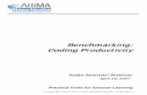 Benchmarking: Coding AHIMA Audio Seminars or published in various journals, newsletters, or books .