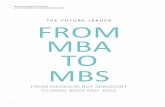 From MBA to MBS€¦ · The times where an MBA certificate was the entrance ticket and you were greeted by statements like ”Wow, you must be clever and one of the chosen ones! How