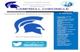 Campbell Middle School International Baccalaureate World ...CAMPBELL CHRONICLE In This Issue: FOLLOW US ON TWITTER Teacher of the Month Staff Member of the Month IB Student of the