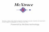 McXtrace: a Monte Carlo software package for simulating X ...ftp.esrf.eu/pub/scisoft/3CodesTutorial/MCXTRACE/MCXTRACE_slide… · Journal of Applied Crystallography, vol. 46, part
