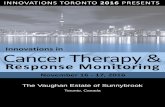 Innovations in Cancer Therapyultrasoundforcancertherapy.ca/wp-content/uploads/... · W. Tran 15:50 Predicting Clinical and Pathological Response of Breast Tumours to Neoadjuvant Chemotherapy