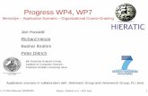 Progress WP4, WP7€¦ · - 16 species artificial chemistry with 50 organizations ready for testing. 11.12.2014 Brussels, HIERATIC Henze / Dittrich et al. - FSU Jena 28. 3. Hierarchical