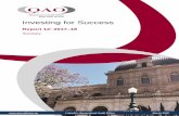 Investing for Success - qao.qld.gov.au · Investing for Success funding to improve student outcomes in an economical manner (Chapter 3). This audit focused only on state schools,