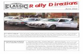 ss · ss The official Organ of the lassic Rally lub Inc. June 2015 Saturday 25th July -Sunday 26th July. larence lassic. To be run in the beautiful larence Valley around Grafton,
