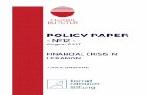 POLICY PAPER - Global Alliance for Tax Justice · 2019-06-13 · POLICY PAPER a - Crisis signals The technical details presented in the previous section are essential to explain the