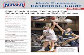 Men’s Preseason Basketball Guide€¦ · the shot clock will be reset to 20 seconds, in an effort to enhance pace of play and the ﬂ ow of the game. Shot Clock Reset, Technical
