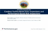 Conduct Facility-Based Risk Inspections and Performance ... · Based Inspections in the Gulf of Mexico’s annual inspection strategy. Incident and INC Data Risk Based Inspections.