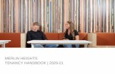 MERLIN HEIGHTS TENANCY HANDBOOK | 2020-21€¦ · CHECK OUT We know it’s a long way off, but it’s important to let you know what will happen at the end of the tenancy. You will