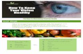 S&H Express · 2017-05-30 · Your Vision Healthy The Keys To Manta.ning Good Eye Health Eat Well The start of good eye health begins with the food on your plate. A healthy diet help