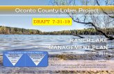 Strategies for reducing fish kills in The Big Eau Pleine ...€¦ · Oconto County citizens and WDNR staff collected the data for use in the development of lake management plans.