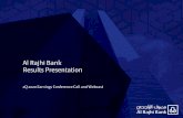 Al Rajhi Bank Results Presentation · Al Rajhi Bank The Blue Chip Islamic Bank 2Q 2020 Results Presentation 4.1 1.7-0.7 2.4 0.3-6.8 3.1 52.32 43.64 54.13 71.19 64.37 40.5 49.7 0 10