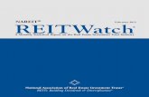 NAREIT Febr REITWatchREITWatch National Association of Real Estate Investment Trusts® REITs: Building Dividends & Diversification® NAREIT® February 2013 A Monthly Statistical Report