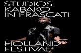 studios kabako in fRasCati - Holland Festival...Anne Palomeres, Jean-Pierre Legout productie Studios Kabako, Virginie Dupray artistieke leiding Jeannot Kumbonyeki met Franck M’zele,