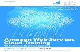 Amazon Web Services Cloud Training€¦ · Cloud-based Infrastructure-as-a-Service (IaaS) providers such as Amazon Web Services (AWS) offer some compelling alternatives but real answers