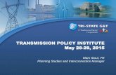 TRANSMISSION POLICY INSTITUTE May 28-29, 2015€¦ · Source: NERC 2015 Summer Reliability Assessment . How State Policies Influence Transmission and Generation Planning 16 . How