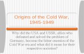 Origins of the Cold War - Long Beach City Collegeezone.lbcc.edu/.../histjd/hist11oljd/topFolder/PDFs/OriginsofColdWar.… · World War II: Military and Political Watershed for the