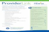 ProviderLink - MDwise Providers/Provider Newsletter...ProviderLink Your Quarterly Connection to Smart Solutions For MDwise Providers Hoosier Healthwise • Healthy Indiana Plan Hoosier