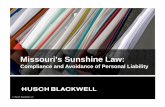 Missouri's Sunshine Law · Definition of a “Public Record” Everything retained If any employee, agent under control or board member retains it, the document is a “Public Record”