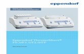 Eppendorf ThermoMixer F0.5/F1.5/F2.0/FP · Eppendorf ThermoMixer® F0.5/F1.5/F2.0/FP English (EN) 5 1 Operating instructions 1.1 Using this manual Read this operating manual completely