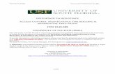 INVITATION TO NEGOTIATE ACCESS CONTROL ... - Tampa, FL · body of 47,000 within the USF System that includes USF Tampa, USF St. Petersburg, and USF Sarasota-Manatee an annual budget
