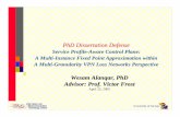 PhD Dissertation Defense - ITTC€¦ · PhD Dissertation Defense Service Profile-Aware Control Plane: A Multi-Instance Fixed Point Approximation within A Multi-Granularity VPN Loss