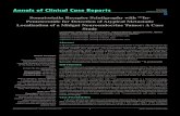 Annals of Clinical Case Reports Case ReportUprimny C, et al. 68Ga-DOTA-Tyr3-octreotide PET in neuroendocrine tumors: comparison with somatostatin receptor scintigraphy and CT. J Nucl