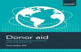 Donor aid - Transparency and Accountability Initiative · A lack of transparency and accountability in the aid system causes (at least) three inter-related problems. The first is