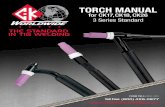TORCH MANUAL - Home | CK Worldwide TM-3.pdf · using this torch, tighten regulator, hose and power cable fittings with proper wrenches. Using small pliers, securely tighten all knurled