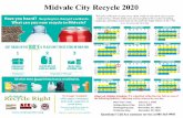 Ace Recycling and Disposal - Midvale City Recycle 2020 · 2019-12-30 · Midvale City Recycle 2020 Questions? Call Ace customer service at 801-363-9995. Have you heard? Recycling