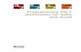 Programming XSLT stylesheets for Adlib and Axielldocumentation.axiell.com/alm/Adlib/documentation... · An introduction to XML and XSLT 23-4-2019 4 2. Tags must have sensible names,