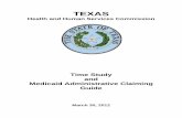 TEXAS · 30.03.2012  · A time study is a tool which is an accepted method of objectively allocating staff time to the various activities that are measured. It is based on objective,