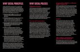 WWF SOCIAL PRINCIPLES WWF SOCIAL POLICIES ... ... WWF SOCIAL PRINCIPLES In line with WWFâ€™s commitment