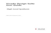 Vivado Design Suite User Guide...High-Level Synthesis 6 UG902 (v2015.3) September 30, 2015 Chapter 1 High-Level Synthesis Introduction to C-Based FPGA Design The Xilinx® Vivado®