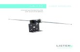 Universal Antenna Kit (72 and 216 MHz) · The Listen LA-122 Universal Antenna Kit is specified. SPECIFICATION LA-122 Center Frequencies 73.50 MHz and 216.50 MHz Antenna Types Monopole