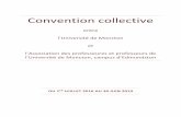 20180207 Convention collective 2016-2019 avec échelles · ARTICLE 1 ‐ PRÉAMBULE 1.01 L’Association et l’Université ont pour but la poursuite de l'excellence dans les domaines