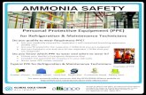 AmmoniA SAfety - Global Cold Chain Alliance Safety...AmmoniA SAfety Through its Alliance with OSHA, the Global Cold Chain Alliance developed this poster for information purposes only.