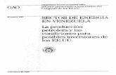 NSIAD-92-73SV Sector de Energia en Venezuela: La ...archive.gao.gov/d31t10/145608.pdf · inversi6n de las empresas estadounidenses en la industria petrolera venezolana; (4) averiguar