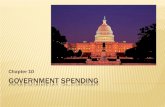 Chapter 10 GOVERNMENT SPENDINGphsecon.weebly.com/.../chapter_10_govt_spending.pdf · Deficit Spending is spending in excess of . revenues collected. Federal Debt is the total amount