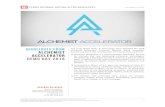 Alchemist Accelerator Demo Day October 4 2016 · 04/10/2016  · supported by Shopify, Magento and BigCommerce. Choice AI is currently in private beta ... • Data Fellas provides
