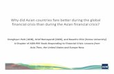 Asian financial crisis ADB - TDRI: Thailand Development ... · Financial Crisis than during the Asian Financial Crisis? (Donghyun Park, AriefRamayandi, and KwanhoShin) – Is discussed